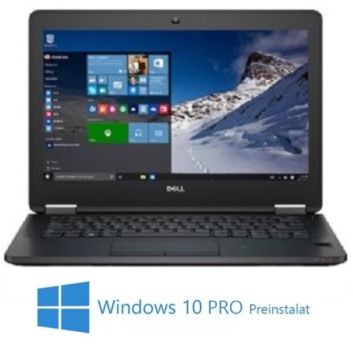 Laptop Dell Latitude E7270 UltraBook i7-6600U până la 3.40GHz, 8GB DDR4, 128GB SSD M.2 12.5 inch Finger Print, WEBCAM refurbished, Grad A, WIN 10 PRO